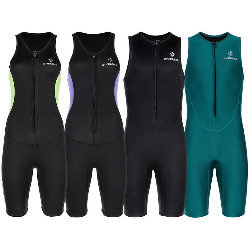 Men Women Full Body Wetsuit Snorkeling Diving Surfing Warmth Thick Neoprene Sleeveless Rash Guard