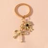 Chic Crystal Bow Bowknot Keychain Women Girls Key Ring Pendants for Car Key Holder Handbag Accessories DIY Jewelry Gifts