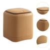 Barbage Bin Countap Wastebasket Push Multipurpose Button 13.5x13.5x14.5 см Маленький контейнер для вторичной переработки
