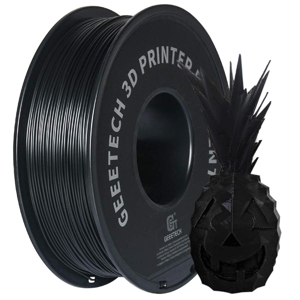 Geeetech ABS+ 3D Filament 1.75mm 1KG Plastic, 3D Printer Material, Tangle-Free, Non-Toxic, Vacuum Packaging White Black