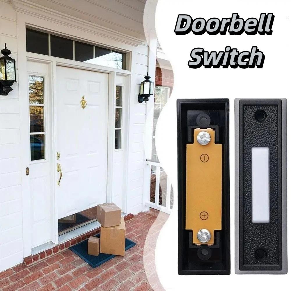 Sturdy Solid Vintage Plastic Doorbell Switch Decorative Door Bell Ornament  Home Entrance Decor