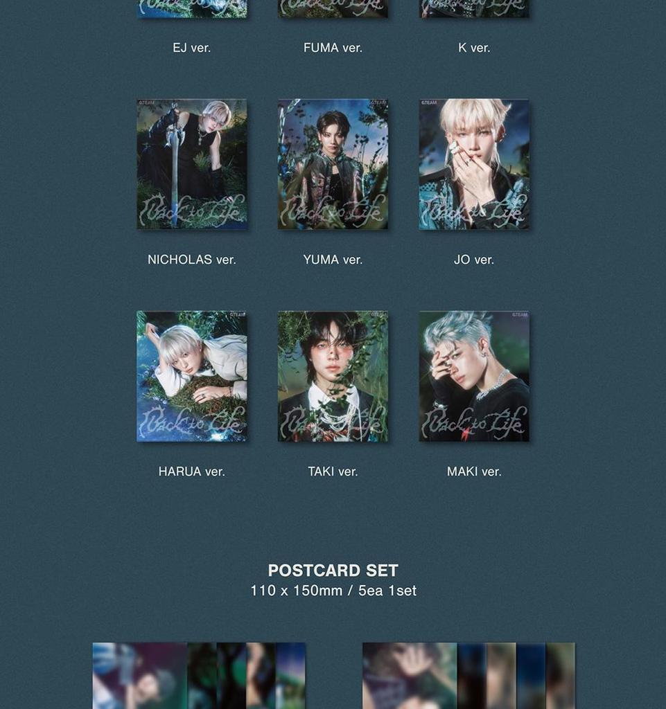 (Рёв вер.) &TEAM [Back to Life] KR 1-й мини-альбом