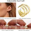 22 шт. Модные аксессуары Регулируемые каффы для ушей Серьги для девочек