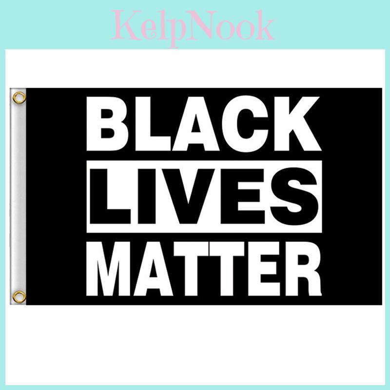 Яркий флаг Black Lives Matter размером 3x5 футов, изготовленный из легкого и прочного полиэстера