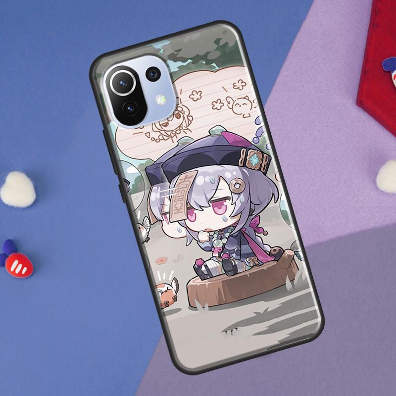 Чехол Genshin Impact Chibi для Xiaomi 14T Pro 11T 12T 13T 13 14 Ultra POCO X7 Pro X3 X5 F3 F5 F6 M6 X6 Pro
