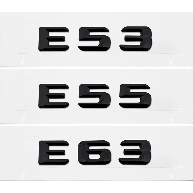 Car Tail Letter Number Emblem Sticker Rear Trunk Badge Decal for Mercedes Benz E Class E53 E55 E63 E200 E220 E230 E240 E250 E260 AX1 