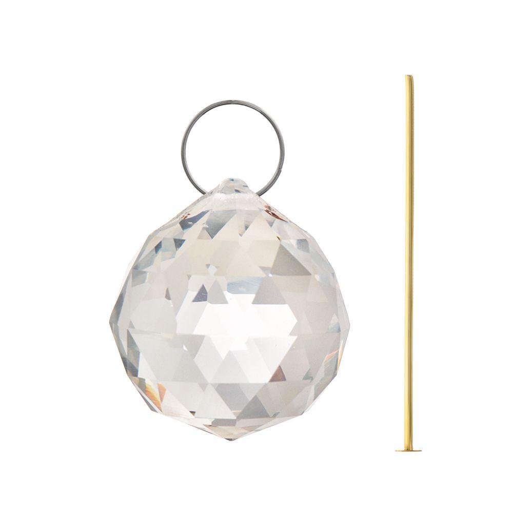 5 шт. Люстра Части Искусство Подвесной Граненый Подвеска Прозрачный Хрустальный Шар