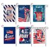 Патриотический флаг One Nation Under Welcome Garden Flag Inch Двусторонний баннер для украшения улицы в честь Дня независимости и Дня памяти