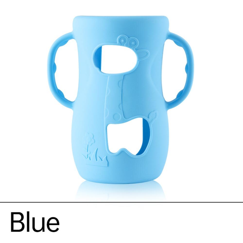 С ручками чехол для детской бутылочки противоударный держатель для детской бутылочки портативные силиконовые рукава кормление