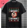Funny Muscular Santa Christmas Gym Graphic Tshirt Casual Sports Humor Style Pure Cotton Shortsleeve Tshirt Outdoor Clothing