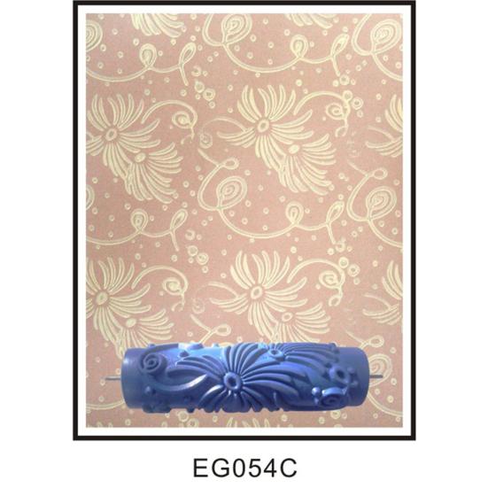 7-Inch Patterned Paint Roller Wall Decorative Art Texture Roller Household Wall Painting Embossing Texture Roller Tools Painting Supplies