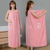 Summer Bath Skirt Robe for Women Soft Towel Wrap