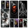 Grim Reaper Skull Skeleton Luxury Phone Case For Xiaomi Redmi Note 12 11 10 Pro Plus 9S 9 8 7 9T 8T 9C 9A 5G K40 Gaming Cover