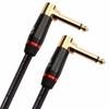 MONSTER CABLE BASS2-0.75DA 8-inch Instrument Cable for Bass Guitar, LXL Plug, M, 600544
