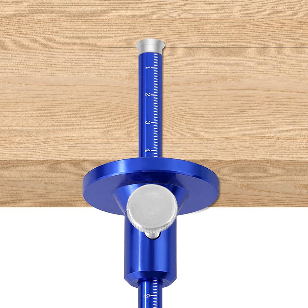 Double Headed Aluminum Alloy Scriber for Wood Marking with Precise Lines and Ergonomic Grip for Woodworking Projects