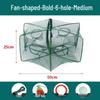 Foldable Thickened Fish and Shrimp Trap Net for Outdoor Fishing.