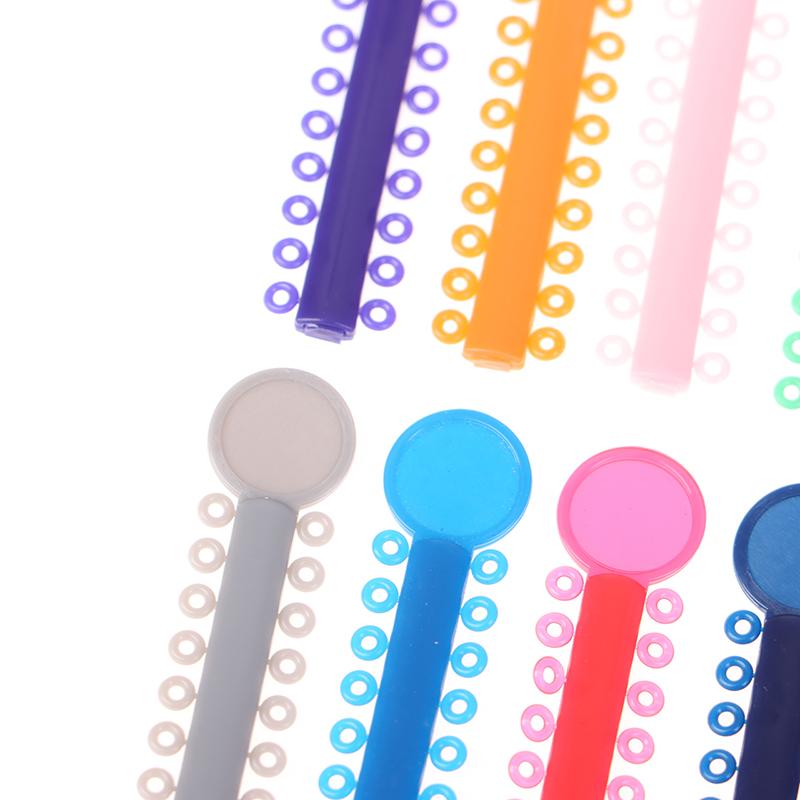 Стоматологические ортодонтические брекеты Эластичные О-ринги Лигатуры V-образные тяги Резинки Медицинские