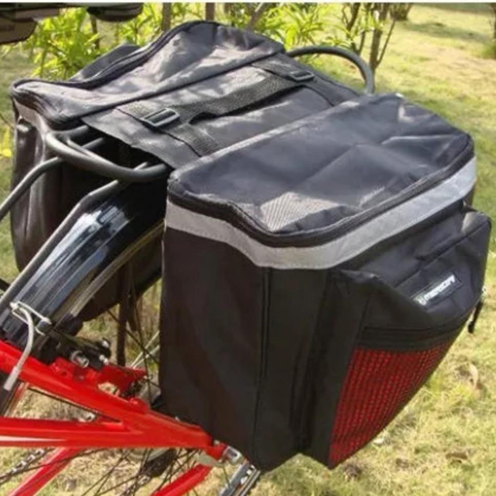 Водонепроницаемая стойка для заднего сиденья велосипеда, боковые пакеты, двойная сумка-корзина