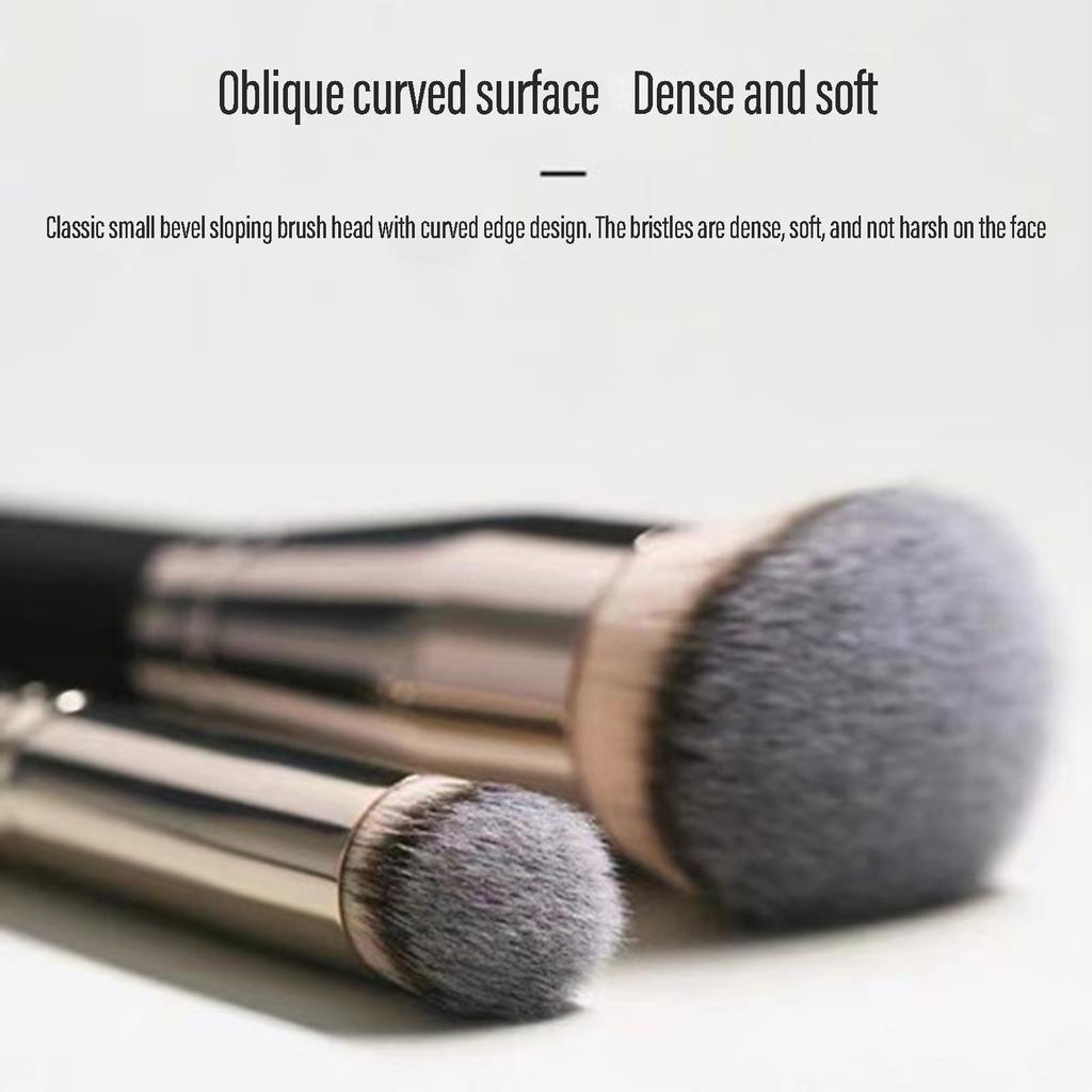 Seamless Contour Makeup Brush Fiber Material 14.7x1.6CM 16.4x3CM Professional Tool For Blending Foundation