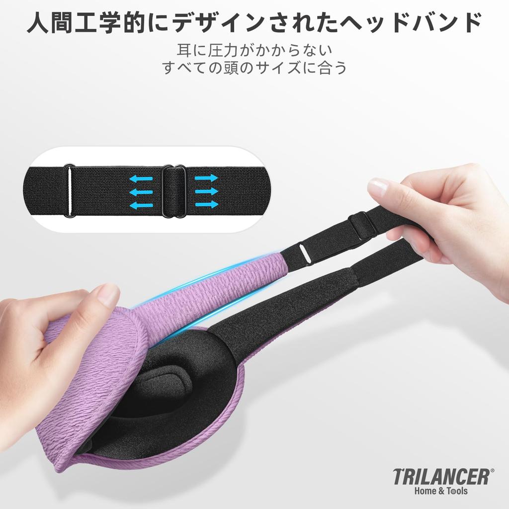 [Sleep Specialist Recommended] 2025 Revolutionary Eye Mask for Side Sleepers, Light Blocking, Perfect for Sleeping, Naps, Meditation, and Air Travel,