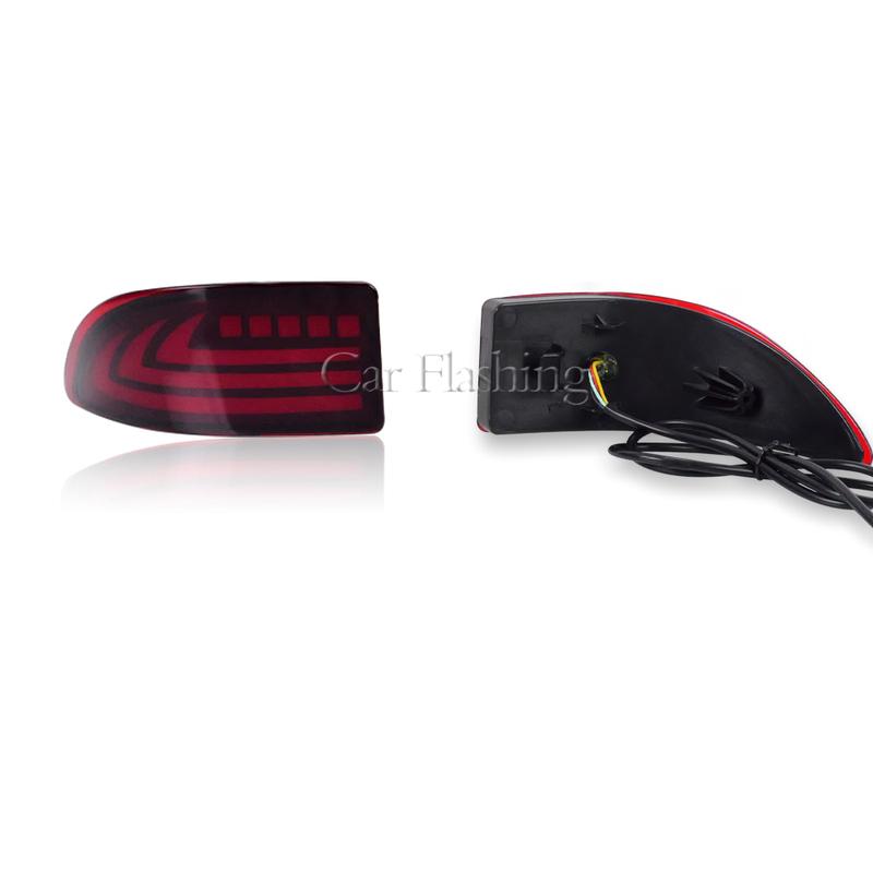 LED Rear Bumper Reflector For Lexus IS250 IS350 IS220d IS200d 2006 2007 2008 2009 2010 2011 2012 2013 Turn Signal Brake Light
