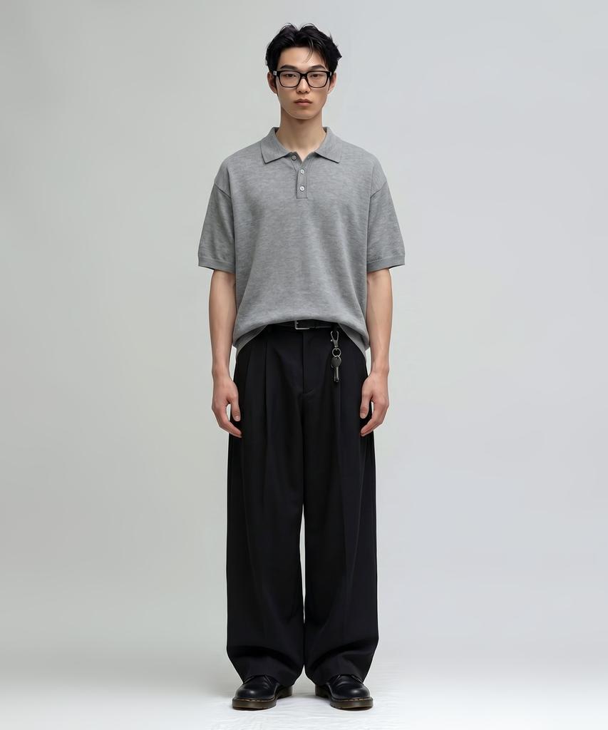 VERYVAIN Essential Summer Polo Knit (Gray)