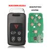 Jingyuqin 5 Button Remote Key Smart Car Key Fob 434Mhz ID46 Chip For Volvo XC60 S60 S60L V40 V60 S80 XC70 KYDZ Uncut Blade