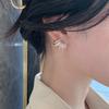 Elegant Trendy Claws Shape Wedding Earring for Women Luxury Korean Stud Earrings Fashion Jewelry