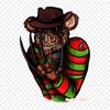 Freddy Fazbear Freddy Krueger Five Nights At Freddy's 3 Freddy Krueg Iron-on Transfers For Clothing Tshirt Bag Heat Transfer Stickers Iron On Patches