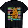 Футболка Scooby-Doo Ruh-Roh с неоновым текстовым стеком