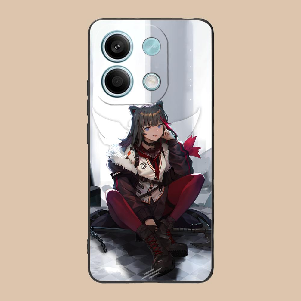 Arknights Zima Матовый ТПУ Чехол для Мобильного Телефона для POCO F8 F7 F6 F5 F4 F3 F2 Pro GT C75 C71 C65 C61 C40 Pro Ultra Цветной Чехол