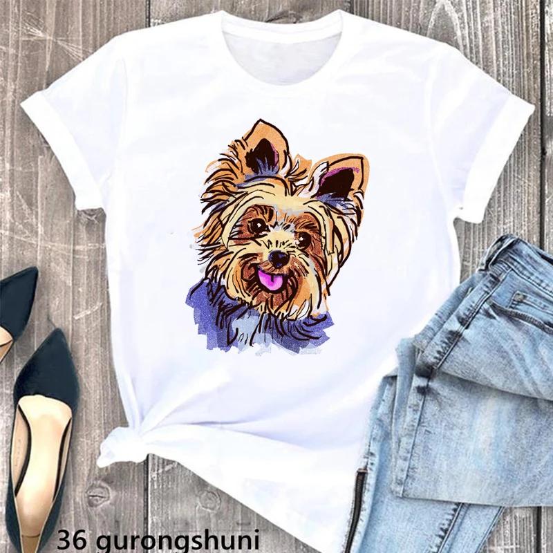 Schnauzer Lover Dog Animal Print Tshirt Graphic Tees Unisex Clothes Funny T Shirts Harajuku Shirt Tumblr Tops Tee