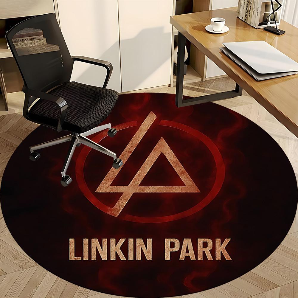 1 шт. Круглый ковер Linkin Park для офиса, под офисные стулья, спальни, гостиной, домашний декор a1016288