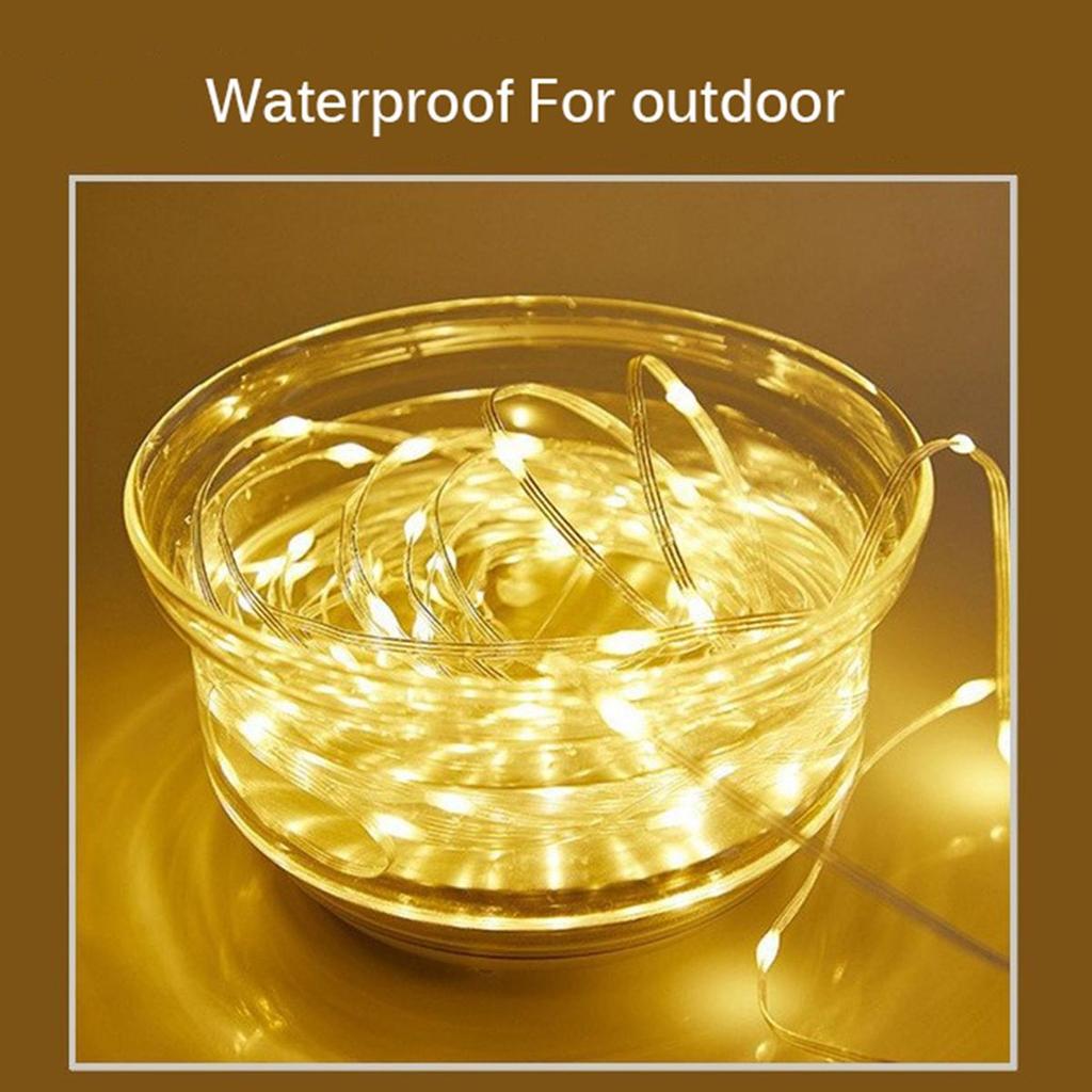 Светодиодные гирлянды на солнечных батареях, уличные гирлянды, патио, солнечные лампы для сада, кемпинга, заднего двора, вечеринки, рождественские украшения террасы