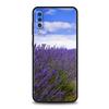 Простой лавандовый фиолетовый чехол с цветами для Samsung A54 A52 A24 A14 A50 A70 A40 A20S A20E A06 A12 A22 A34 A42 A32 5G A04s A16