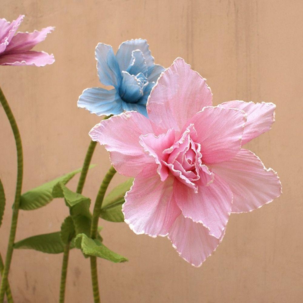 Трехмерный искусственный цветок роза шелковая пряжа фон стена новый большой искусственный цветок