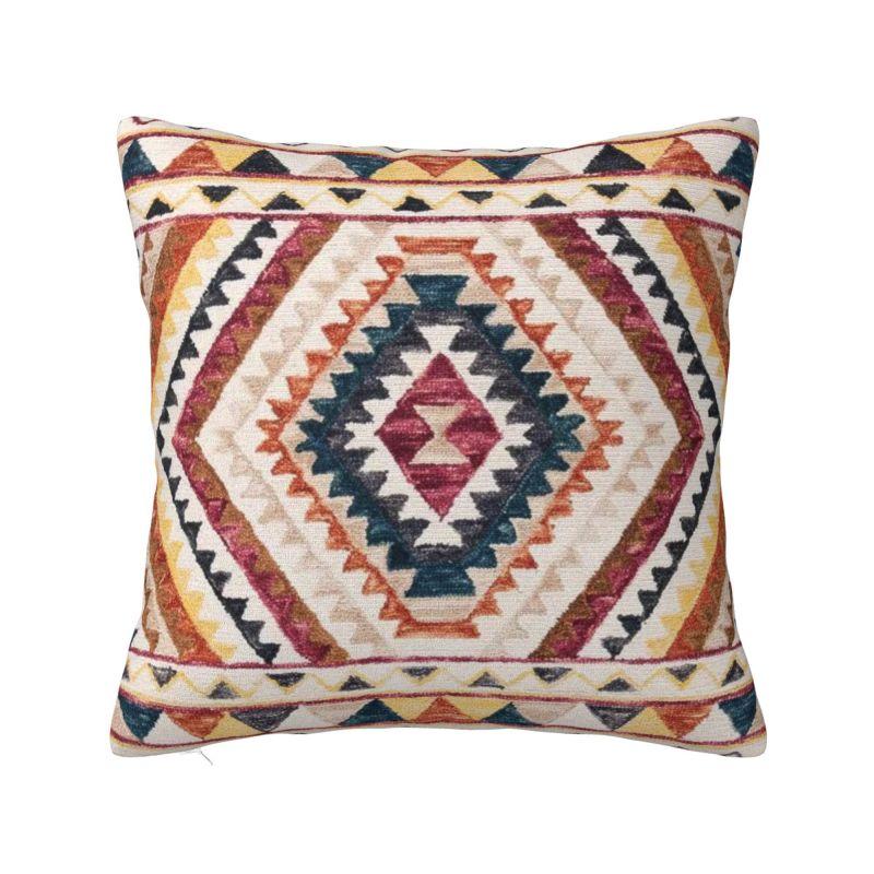 Pink Oriental Traditional Moroccan Style Luxury Pillow Cover Decoration Bohemian Ethnic Floral Car Cushion