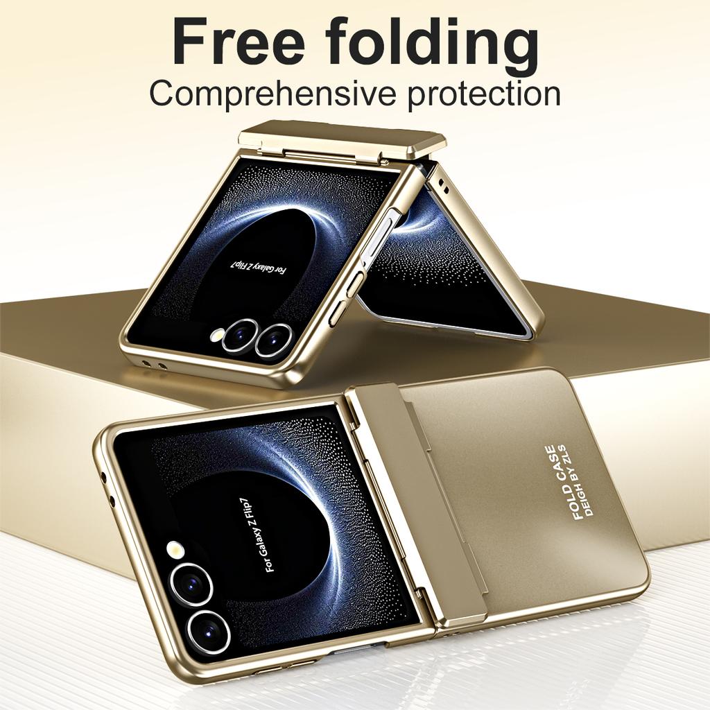 Для Samsung Galaxy Z Flip 7 Серия Star Покрытие PC Противоударный Противоотпечатки Пальцев Противоскользящий Чехол для Телефона