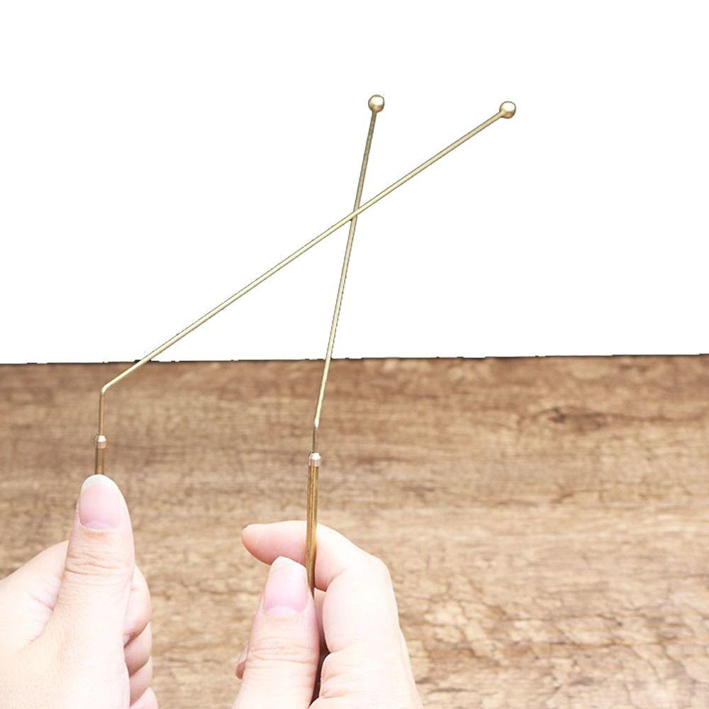 2Pcs Professional Dowsing Rods Adjustable Divination Rod Soul Communication