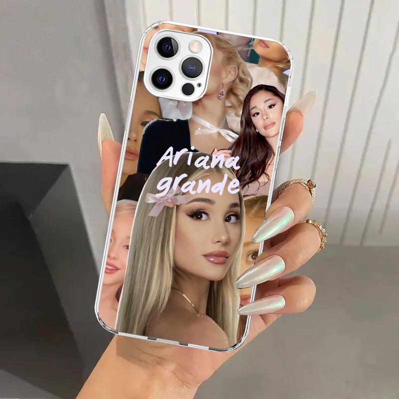 A-Ariana G-Grande Phone Case for Iphone 17 Air 16 15 Plus 14 13 Mini 12 11 Pro Max 16E 7 8 SE 2020 Soft Funda Print Shell 17 Air