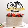 Yousheng Congratulations 2024 Graduation Cake Topper Graduation Season Birthday Cake Insert Congrats Grad Party Decor Supplies