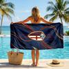 Bologna FC print Quick Dry Beach Towel Microfiber Absorbent Portable Travel Swimming Towel