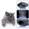 Donut Cat Bed Pet Cat Interactive Game Toy Cat Bed Dual-use Tunnel Bed with Felt Toy Gift for Small Kitten Rabbit