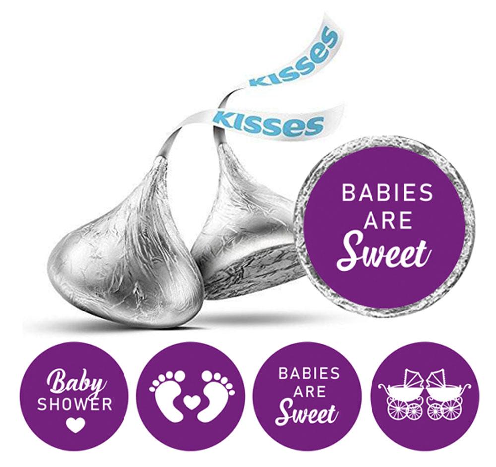 Сувенирные поцелуи шоколадные этикетки наклейки для вечеринки по случаю рождения ребенка 190 шт.