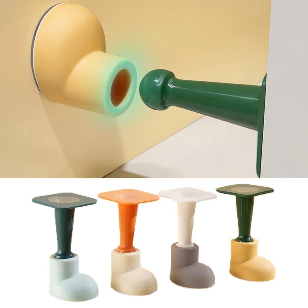 Non-punch Door Anti-collision Device Silicone Anti-bump Door Holder New Door Stopper