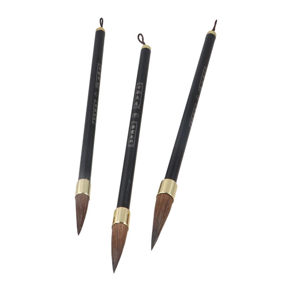 Кисть для китайской каллиграфии из волчьего волоса, масляная акварельная художественная кисть для рисования, Священное Писание, кисть для письма, класс