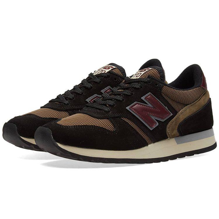 New Balance 770 Серия Низкие Ретро Черно-Коричневые M770KGR