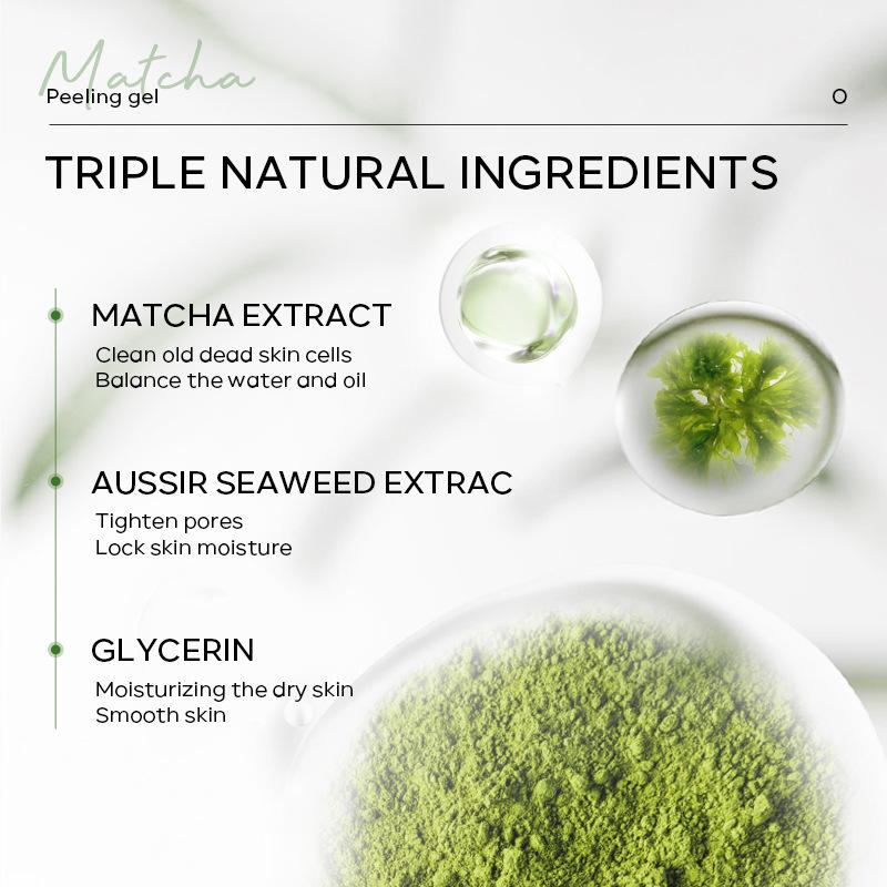 Скраб для тела Skincare Lycopodium Matcha Отшелушивающий гель 6