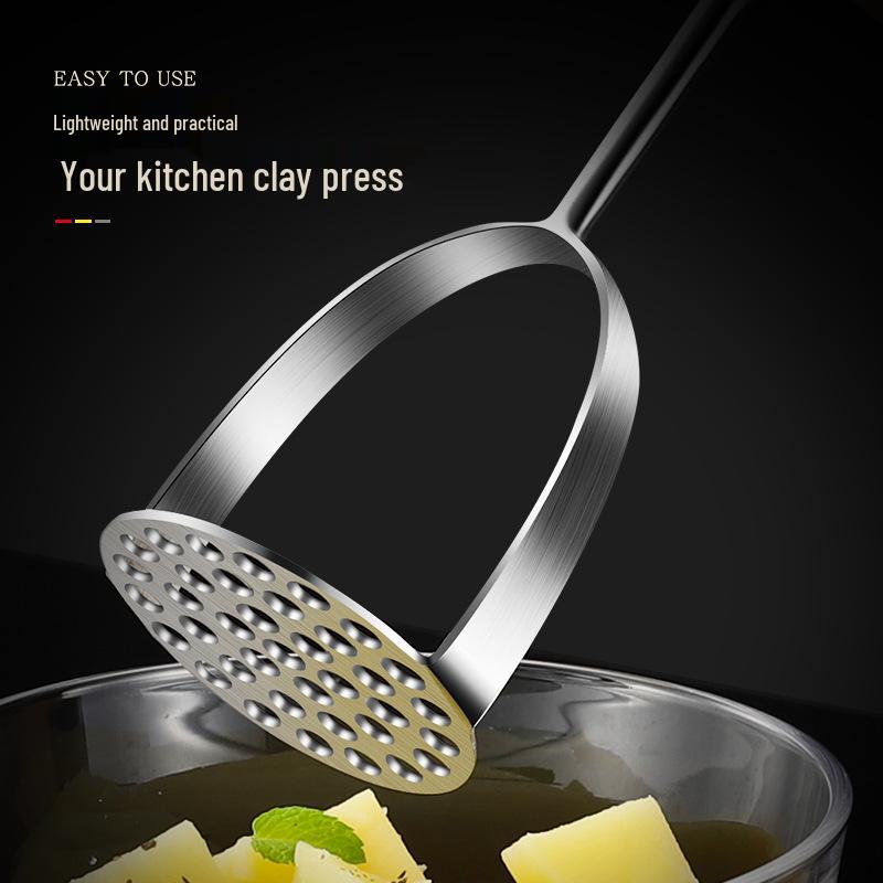 Большая толкушка для картофеля и детского питания из нержавеющей стали 304 - фиолетовая