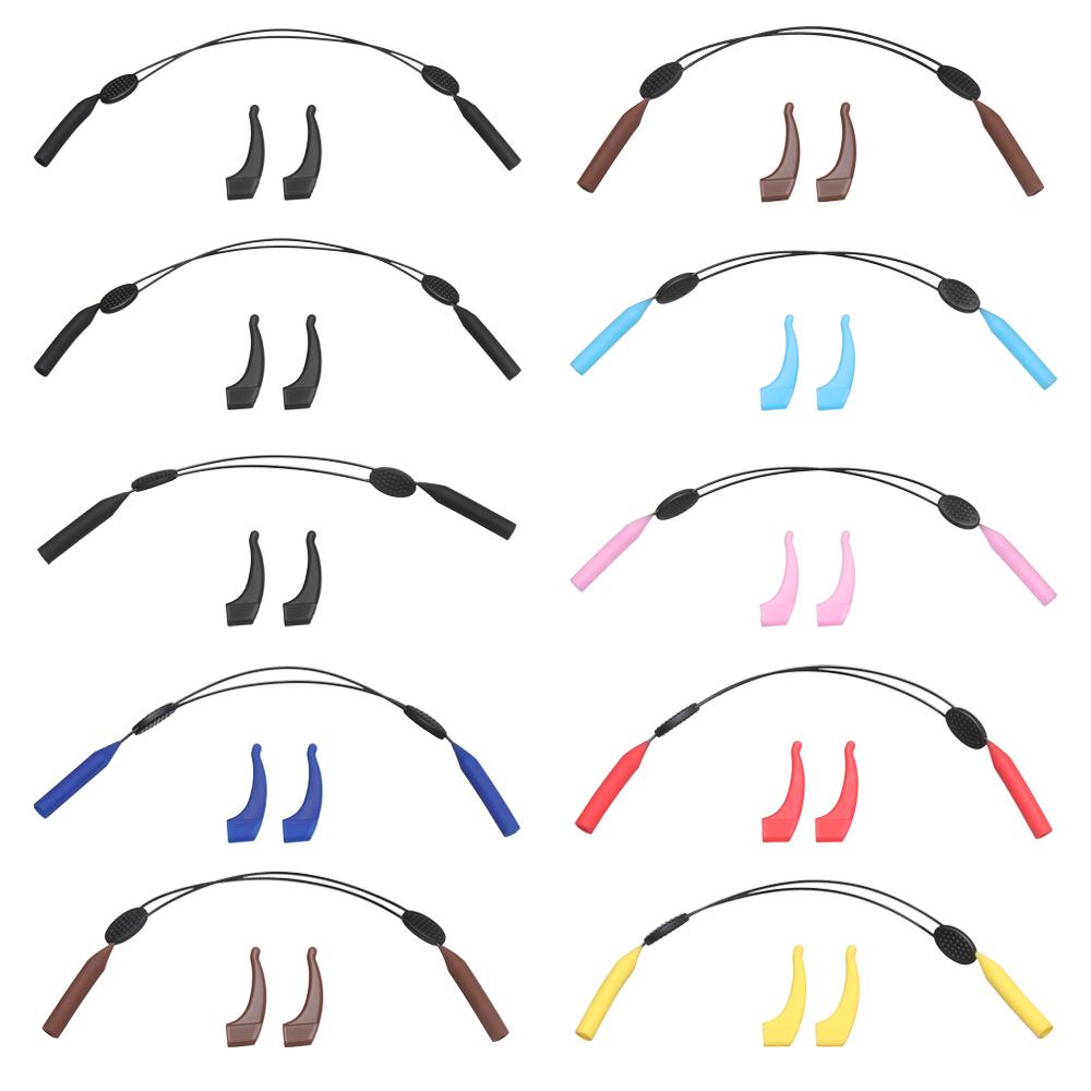String Holder Anti-Slip Ear Hook Glasses Strap Adjustable Eyewear Rope Scalable Eyeglass Lanyard